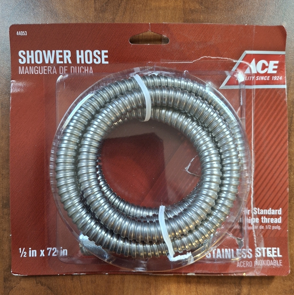 Ace Chrome Stainless Steel 72" Shower Hose 70-2131A